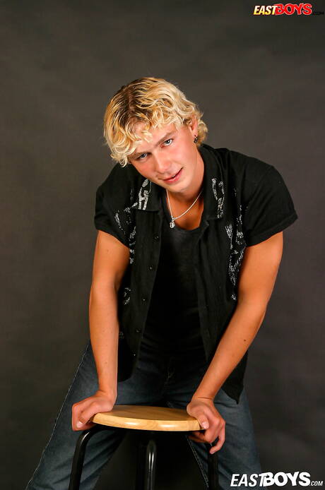 Young Fred posing naked