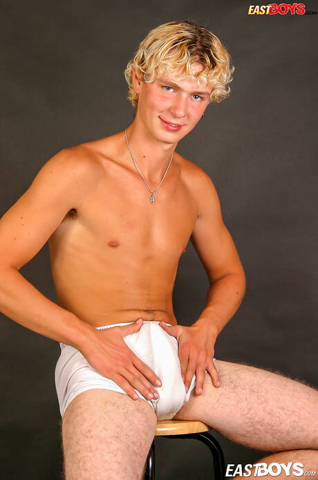 Young Fred posing naked