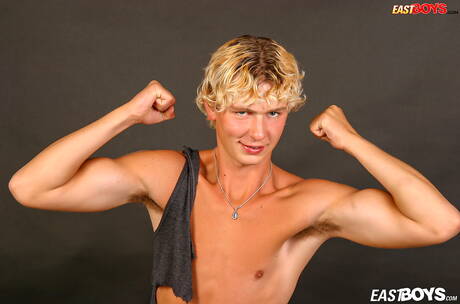 Young Fred posing naked