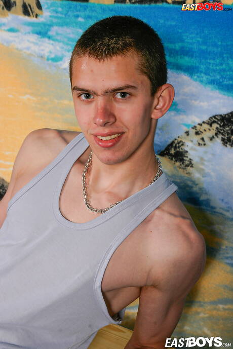 Young Enver shows a beautiful body