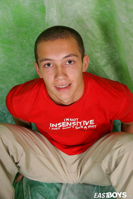 Young boy Ludmir shows a beautiful body