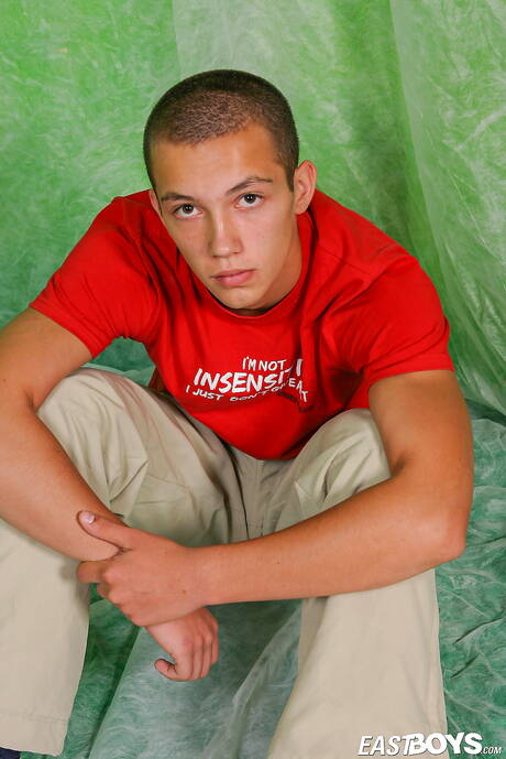 Young boy Ludmir shows a beautiful body