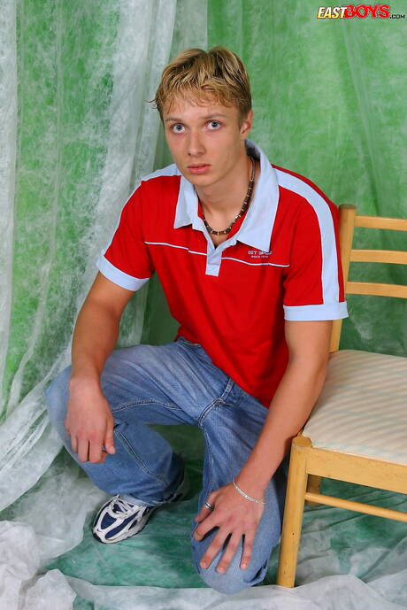 Beautiful boy Lubomir shows a perfect body