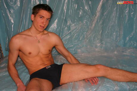 Young dude Pablo posing naked