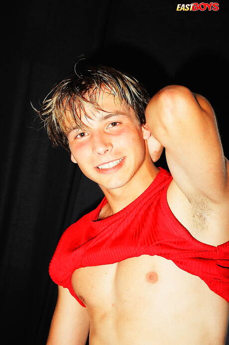 Beefcake Petros undressing