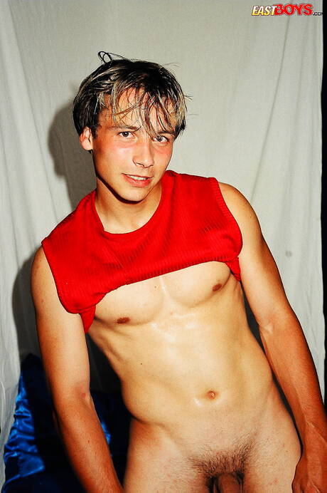 Beefcake Petros undressing