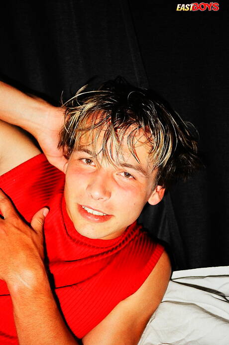 Beefcake Petros undressing