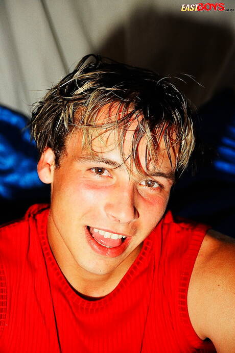 Beefcake Petros undressing