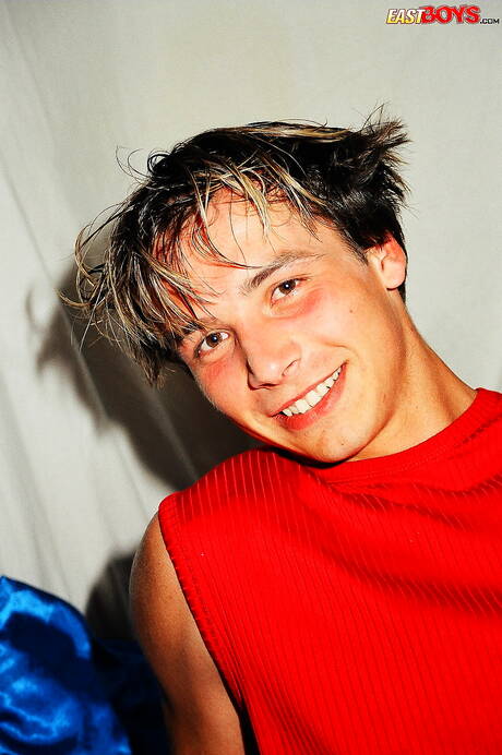 Beefcake Petros undressing