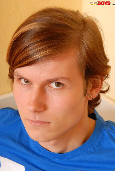 Pretty boy Lane jerk off his dick outside