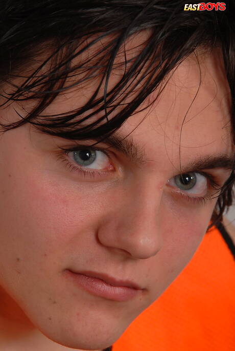 Young boy Len posing naked