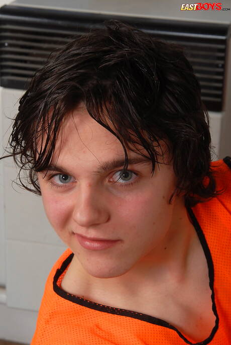 Young boy Len posing naked