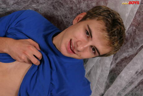 Young boy Samy get naked and showing hot butt