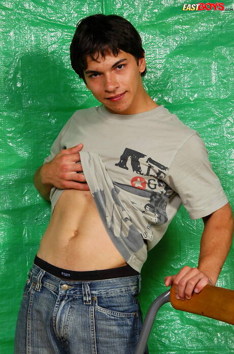 Hunk Haik undressing and showing hot butt