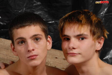 East Boys: Czech twink Bill Williams and slovak hot twink Tim Law fuck ass after sucking dick