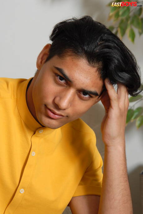 Young boy Nicolas Gomes shows a beautiful body