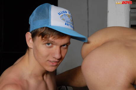 Young Grady Miller and young dude Phillip Barden in dick sucking scene