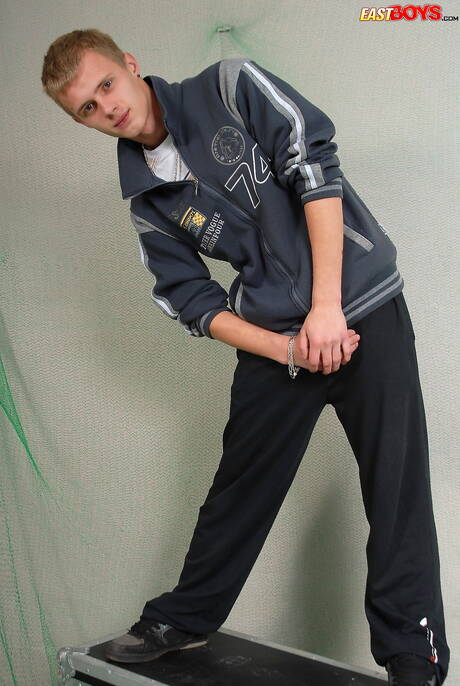 Young Donald Erickson having a pleasure