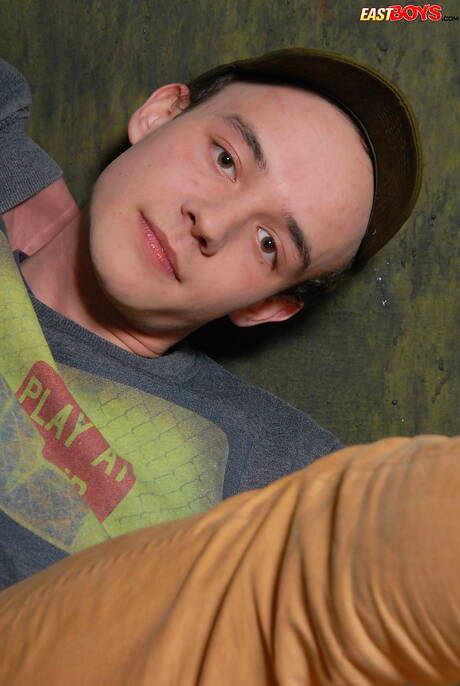 Young dude David Fisher posing nude and showing hot butt