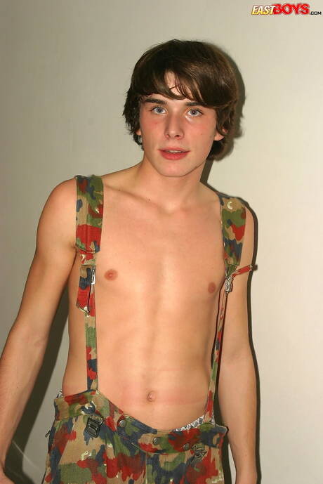 Hot twink Brian Radford playing with cock