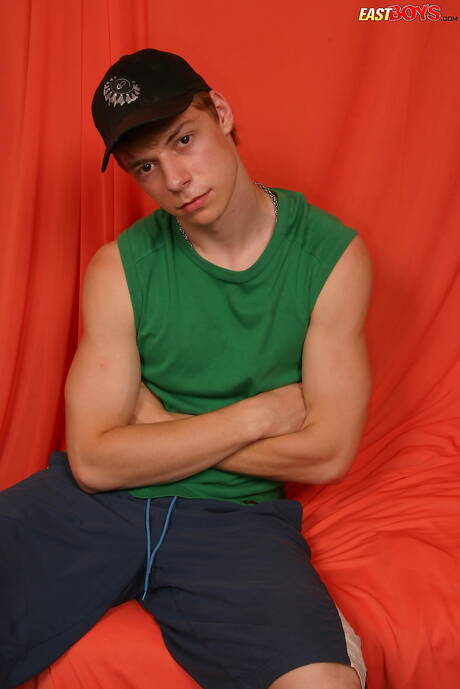 Young boy Clint posing nude