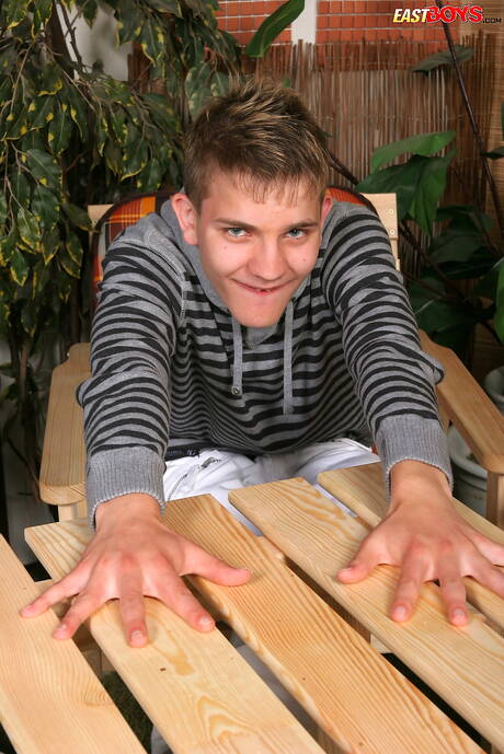 Young Carmelo posing naked