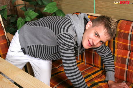 Young Carmelo posing naked