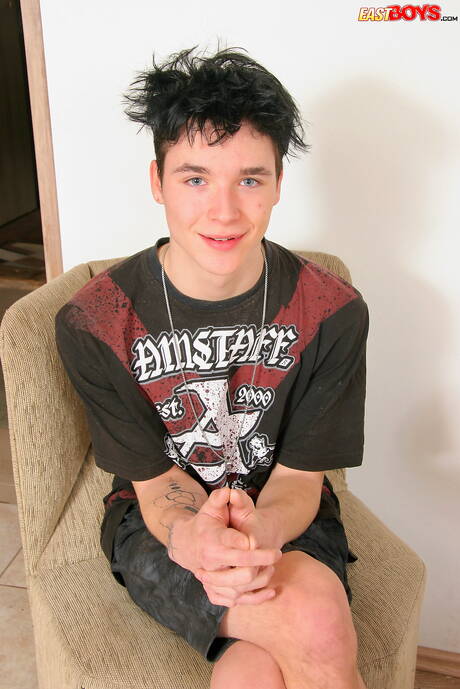 Beautiful boy Rosario Brown undressing and showing hot ass