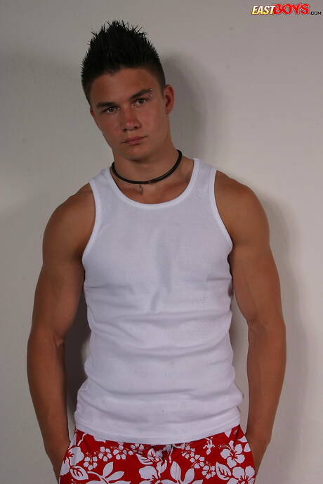 East Boys: Slovak hunky guy Dario Dolce posing naked