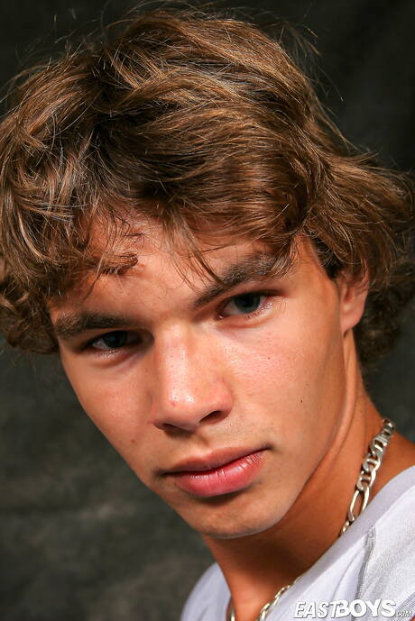 Young Armando posing naked and showing his butt