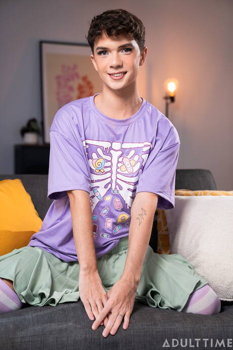 Femboyish: American twink Sam Ledger and  Marcus Mcneil in hot homosexual action