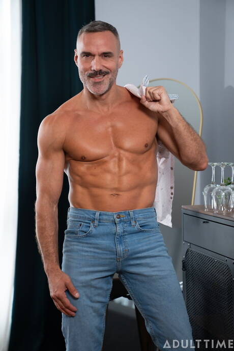 Sensual guy Manuel Skye and sensual buddy Daniel Tanner fuck ass after sucking